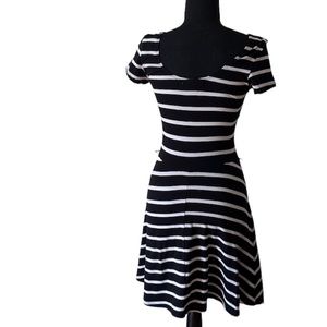 Black And White Mini Dress